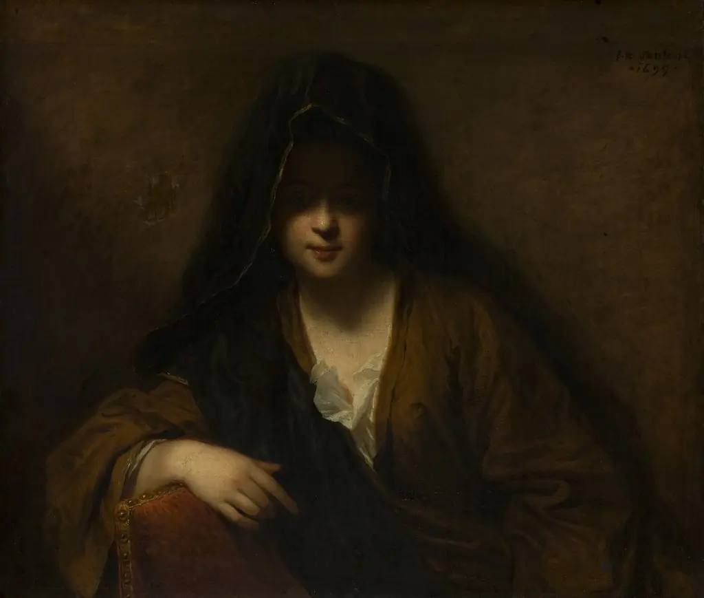 Young Lady with a Veil on Her Head