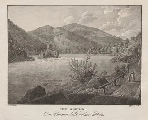 Nieder-oesterreich, Die Ruinen des Woerther Schlosses