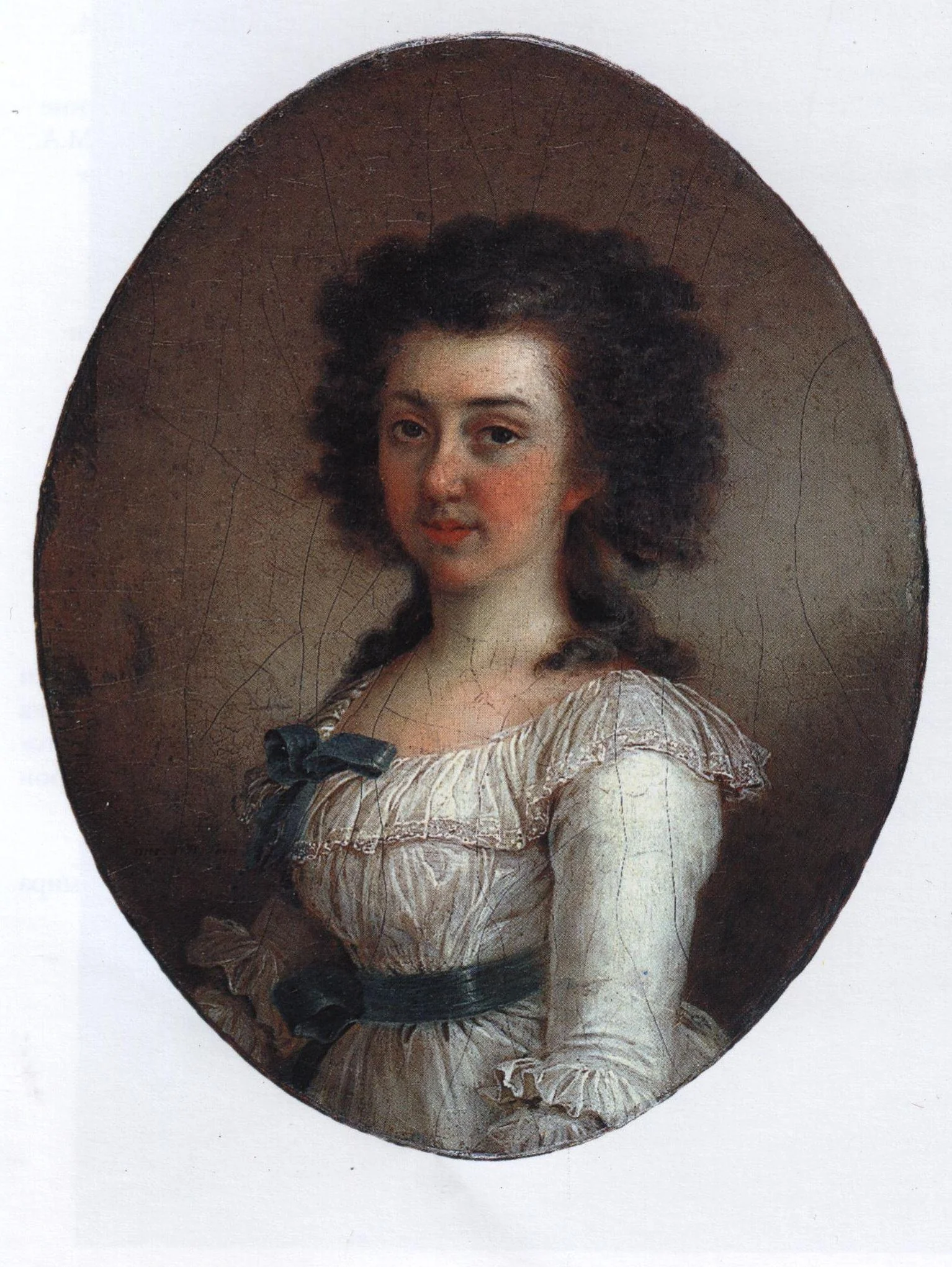Porträt der Elizaveta Markovna Olenina
