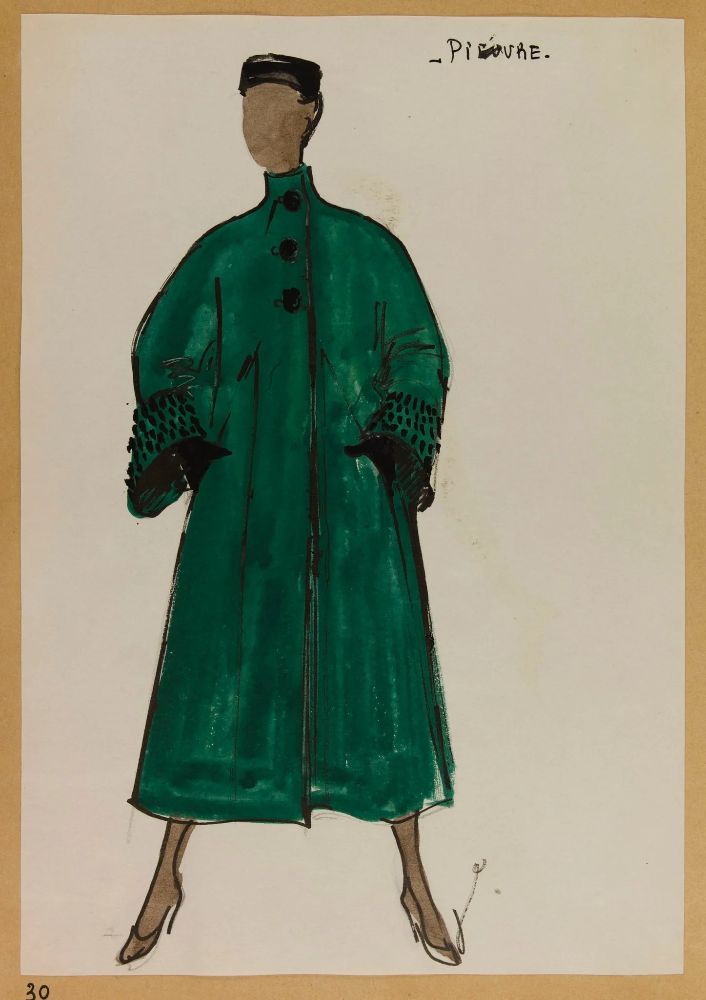 Pieuvre, by Carven, 1952
