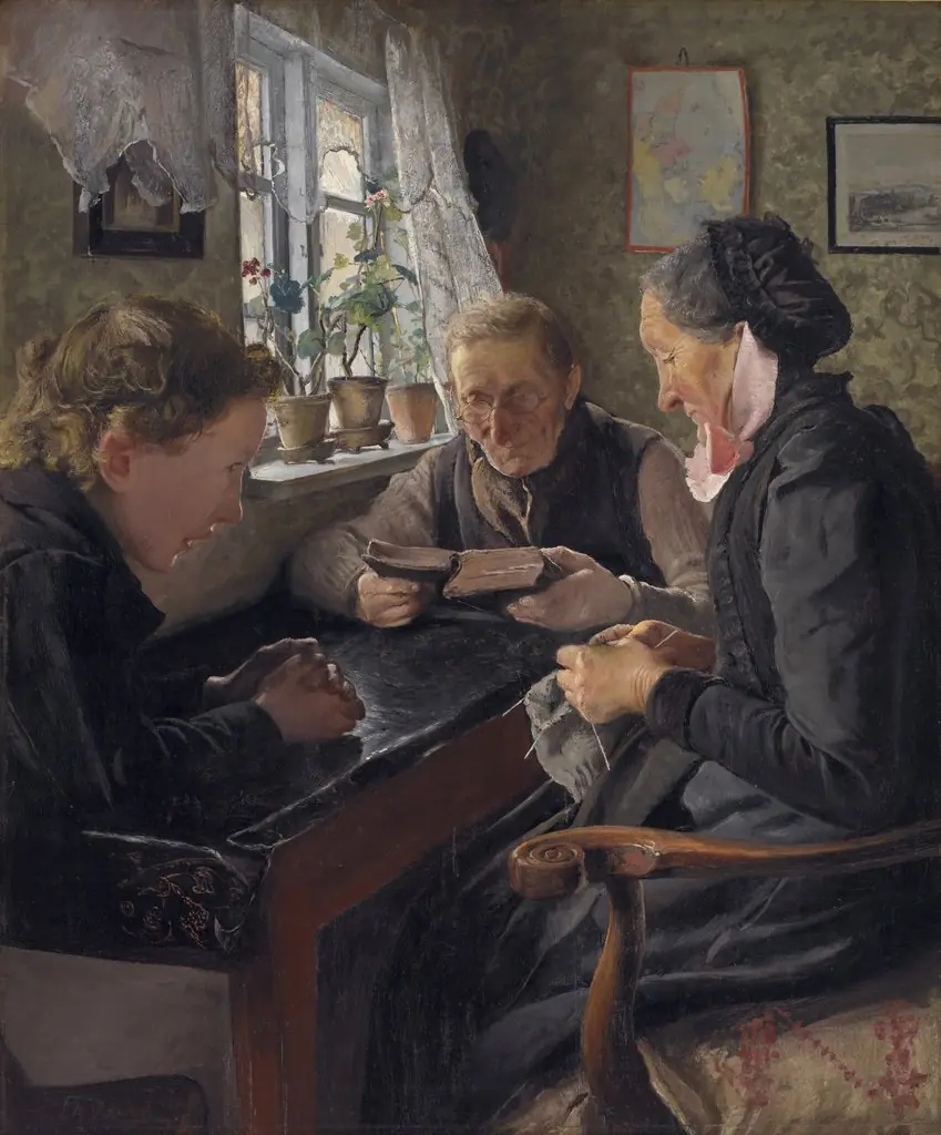 A Child Visiting his Grandparents on a Sunday