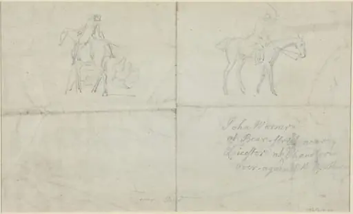 Mounted Horsemen [verso]
