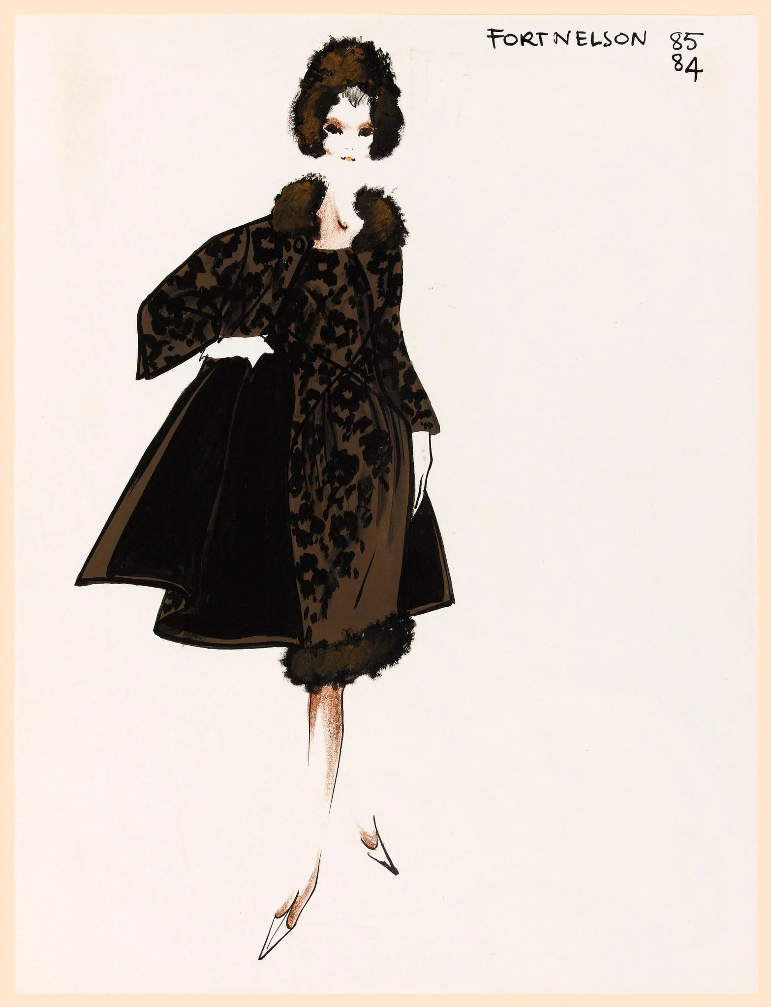 Fort Nelson, by Carven, 1962