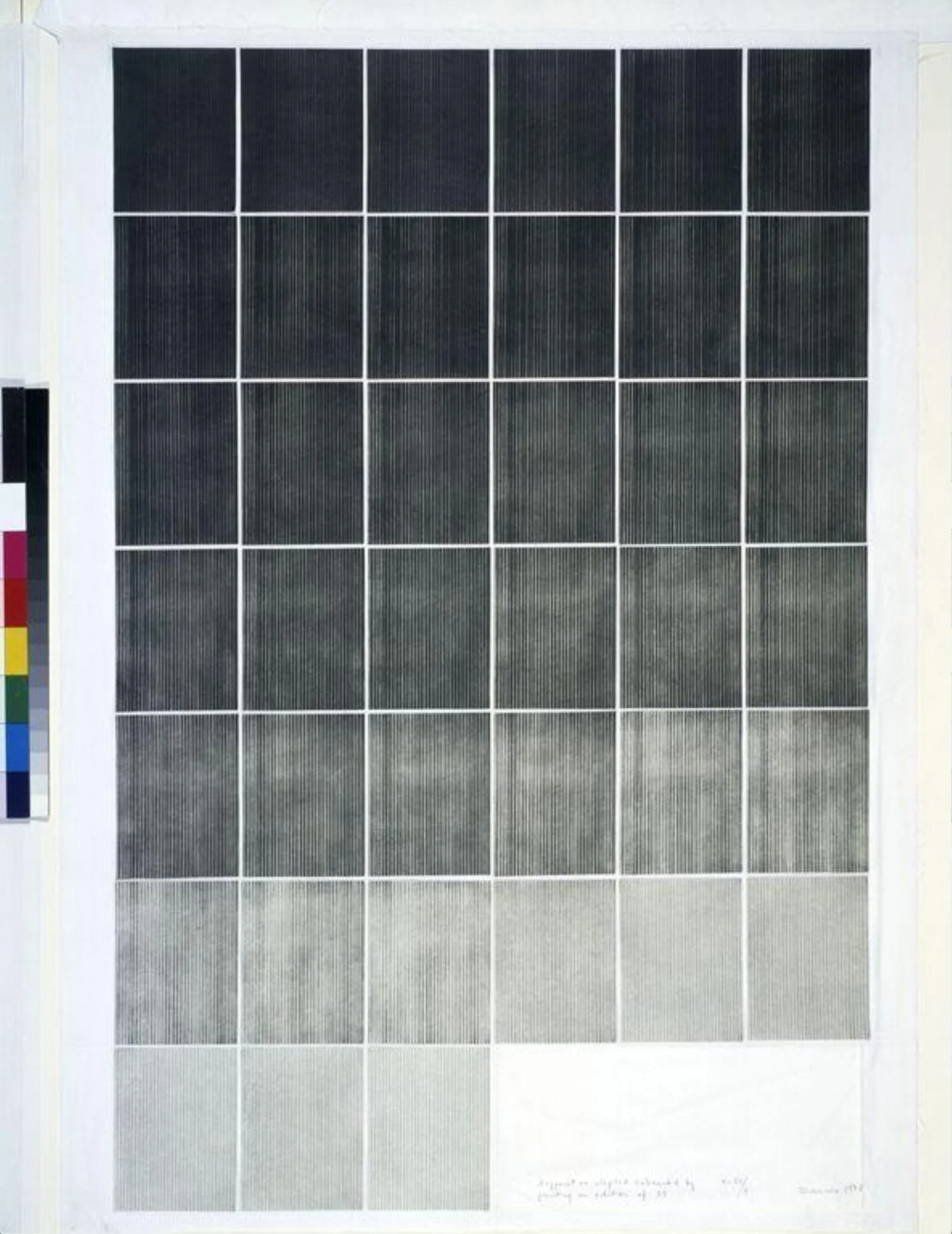 Drypoint on Aluminium Exhausted by printing in an Edition of 39