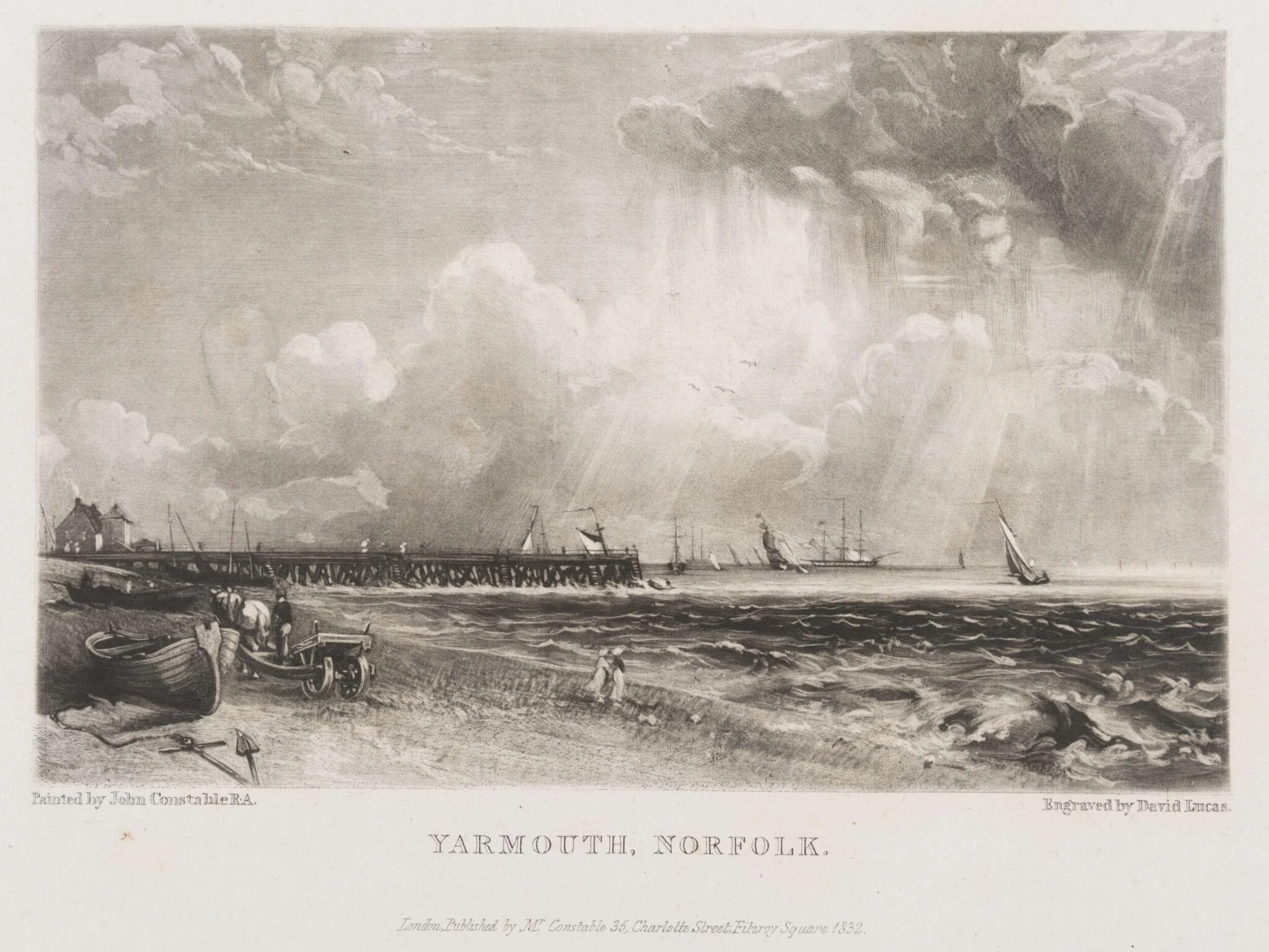 YARMOUTH, NORFOLK, by John Constable, 1832