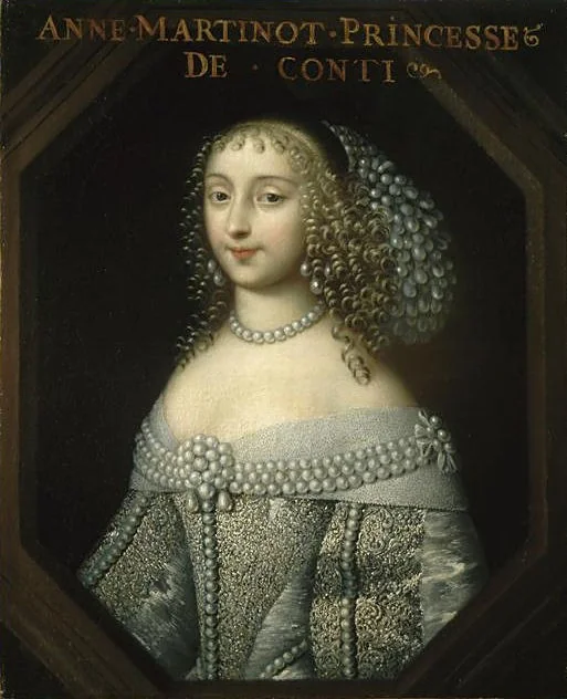 Anne Marie Martinozzi, Princess of Conti, by Unknown, oil, 1660