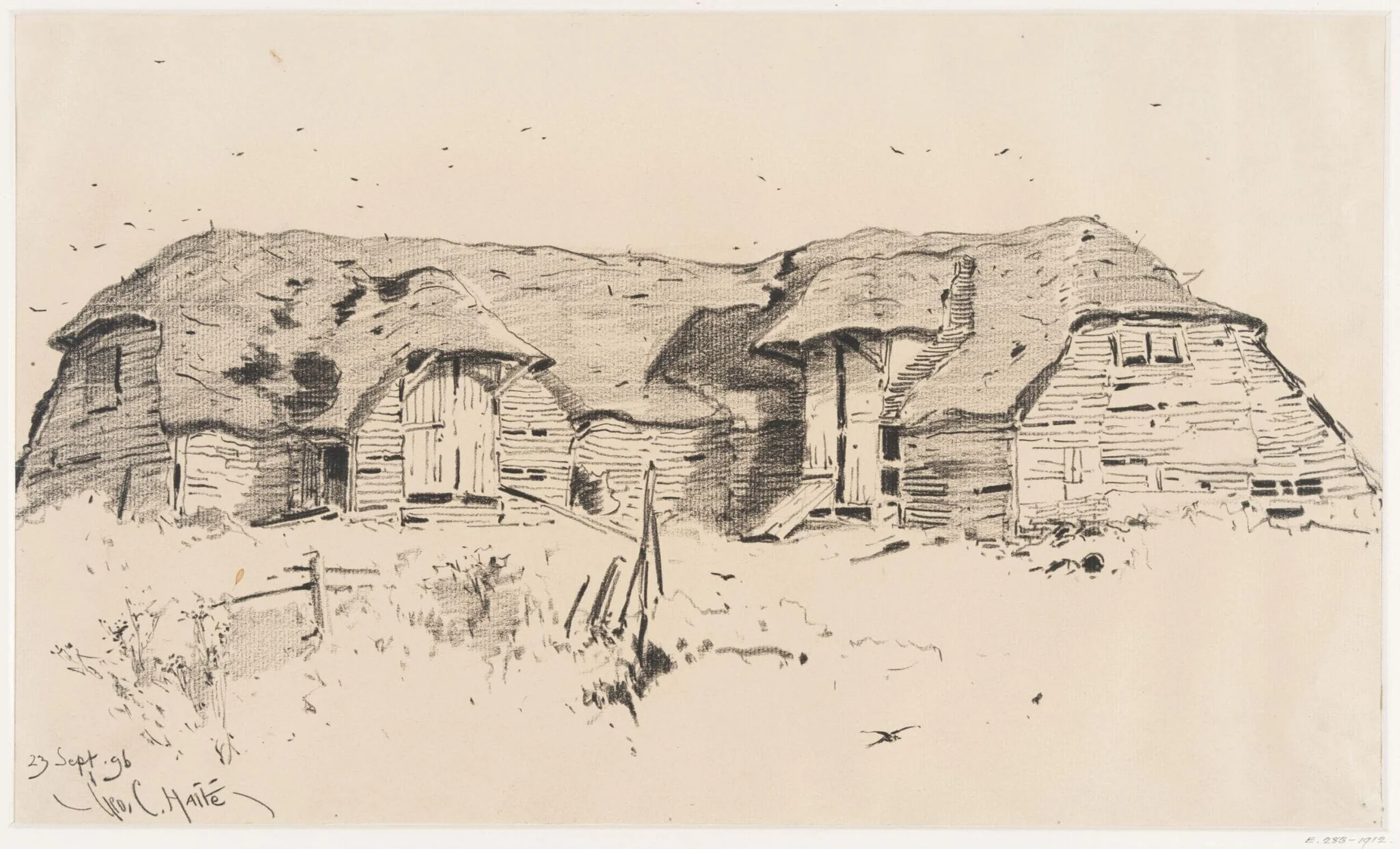 Gothic barn, near Great Mongeham, Kent., by Haite, 23