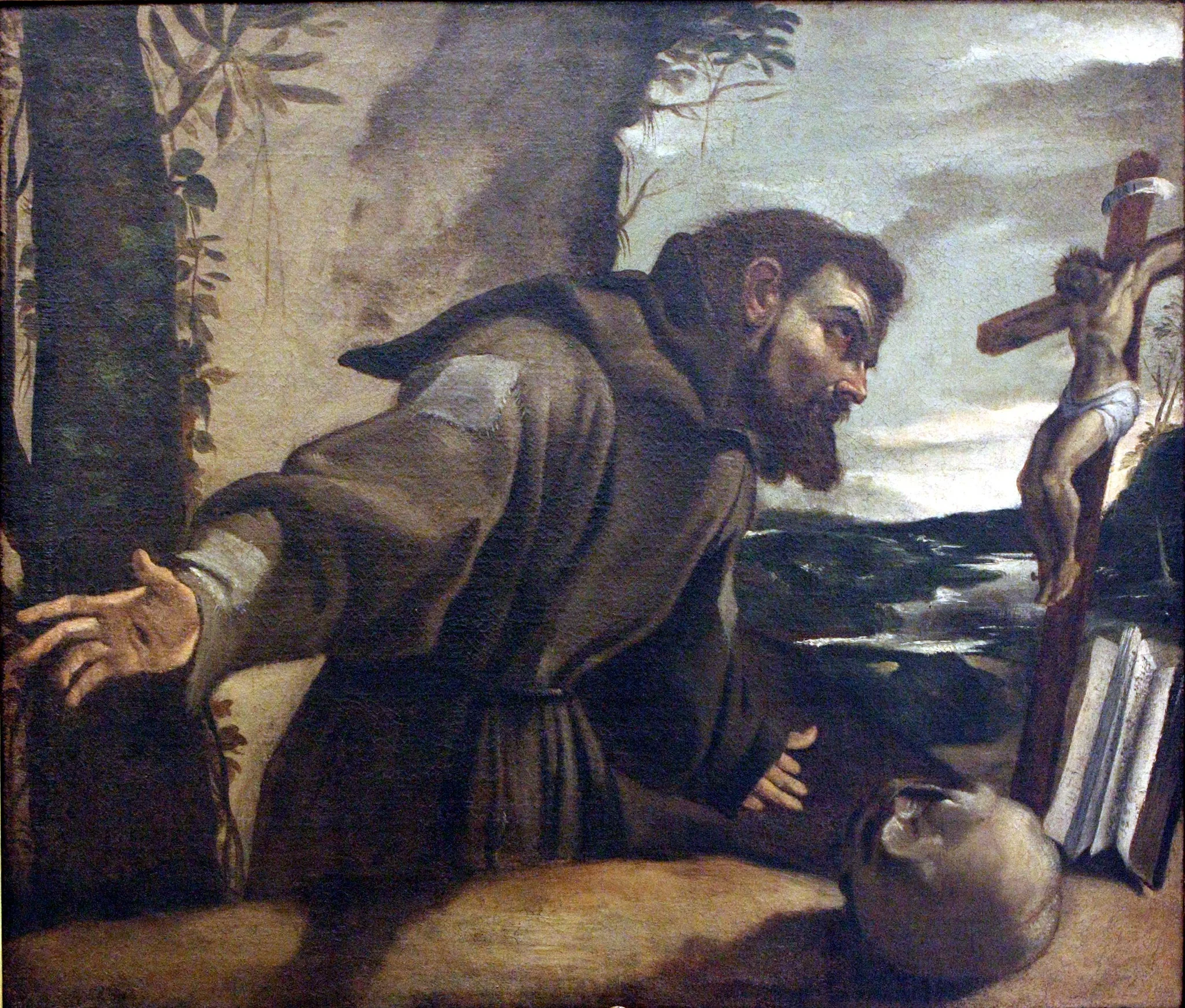 Sanit Francis, by Unknown, oil, 1550