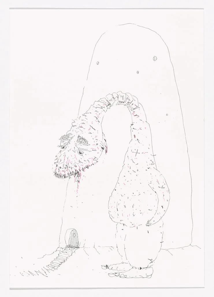 Untitled, by Wael Shawky, ink, 2014