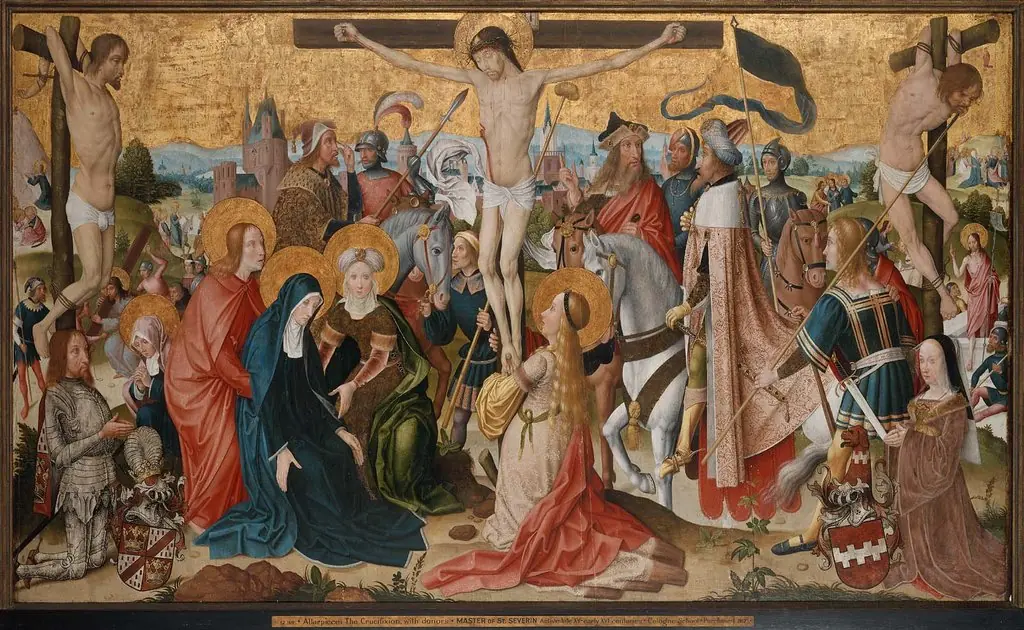 The Crucifixion and Scenes from the Life of Saint John the Baptist