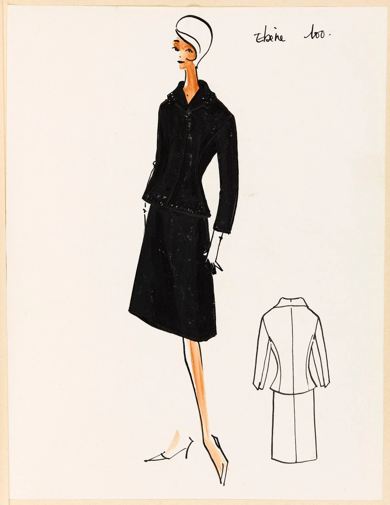 Ebène, by Carven, 1959