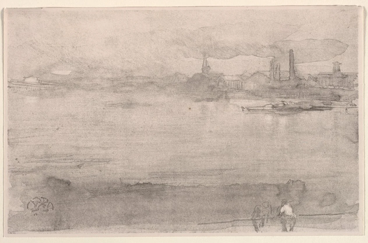 Early Morning:  The Thames at Battersea, London, by James McNeill Whistler, 1878