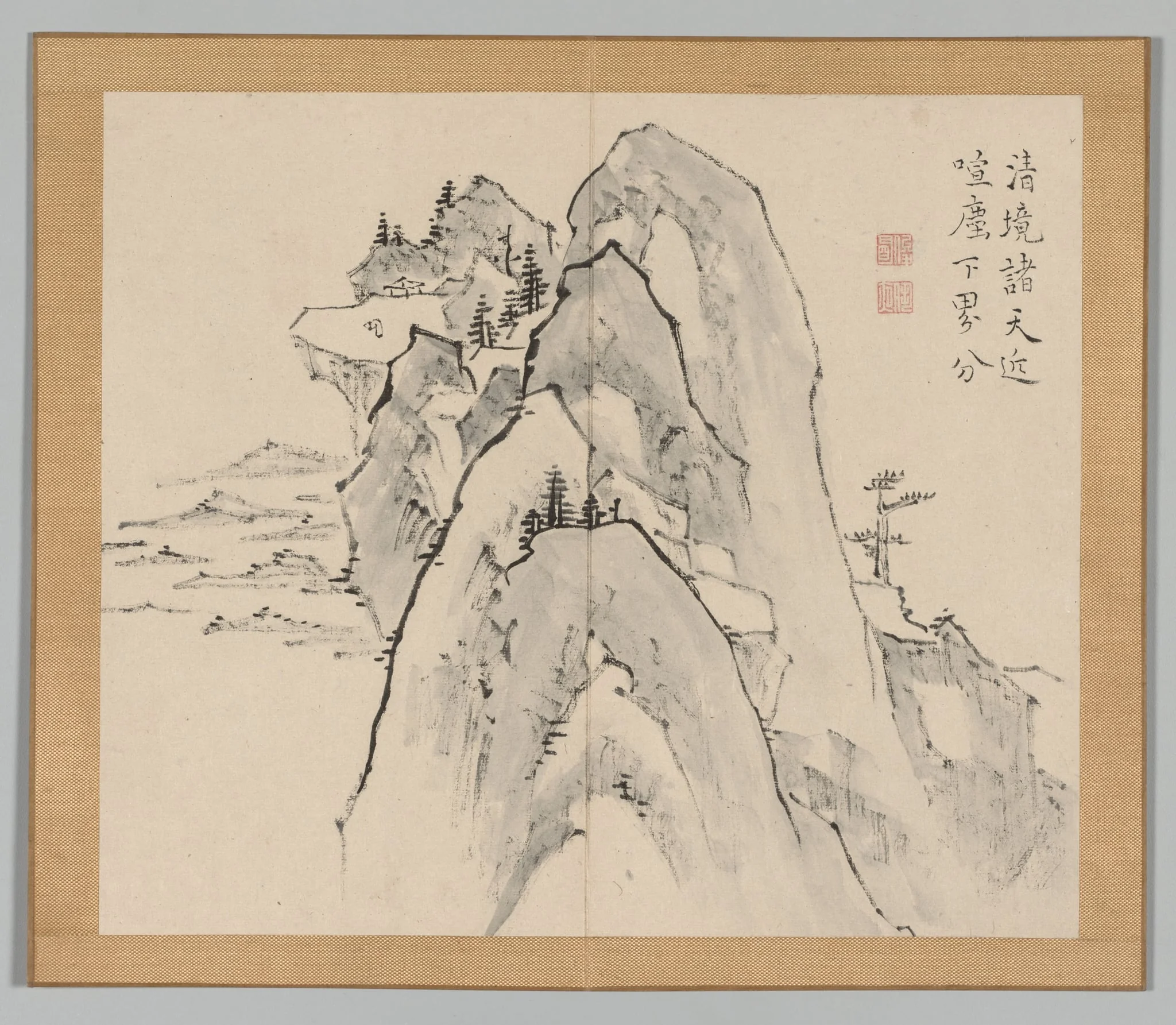 Reverberations of Taiga, Volume 2 (leaf 33), by Aoki Shukuya, 1704