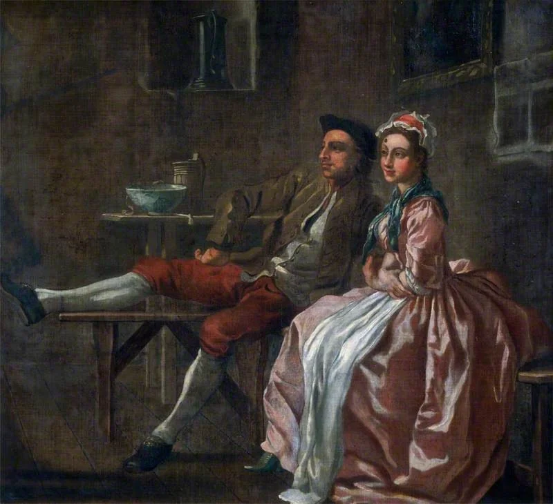 The Wapping Landlady, by Francis Hayman, oil, 1752