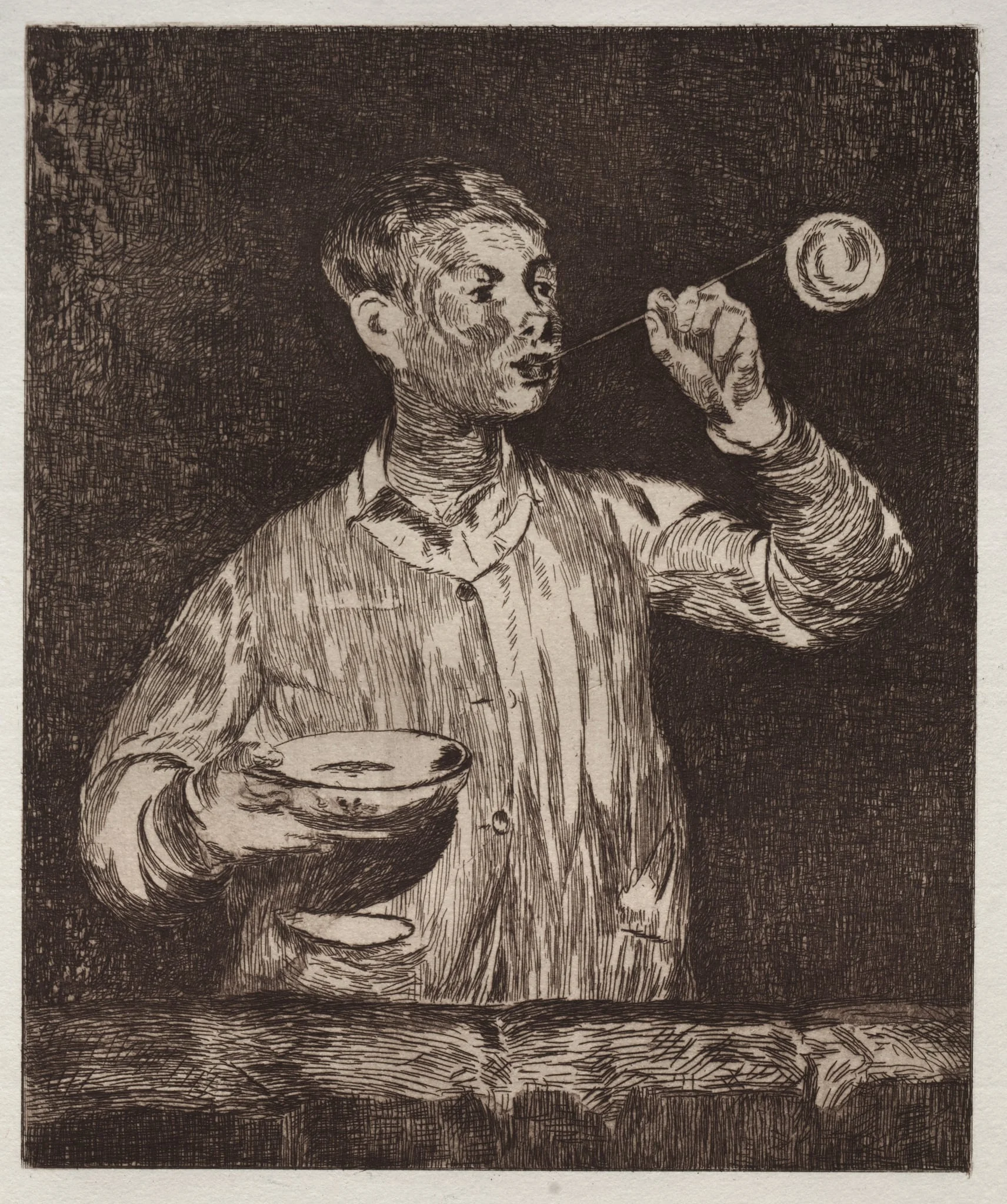 The Boy with soap bubbles, by Edouard Manet, 1868