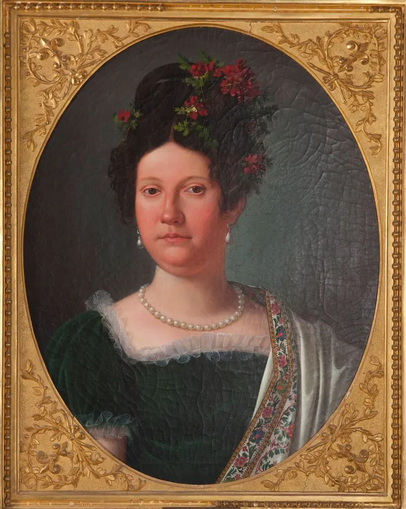 Portrait of María Isabella of Spain (1789-1848), Gueen of the Two Sicilies