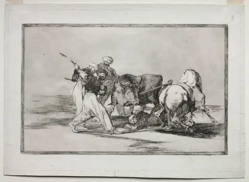 The Moors Settled in Spain, Giving Up the Superstitions of the Qur'an, Adopted this Art of Hunting, and Spear a Bull in the Open