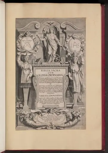 Title Page for Biblia Sacra Cvm Glossa Ordinaria