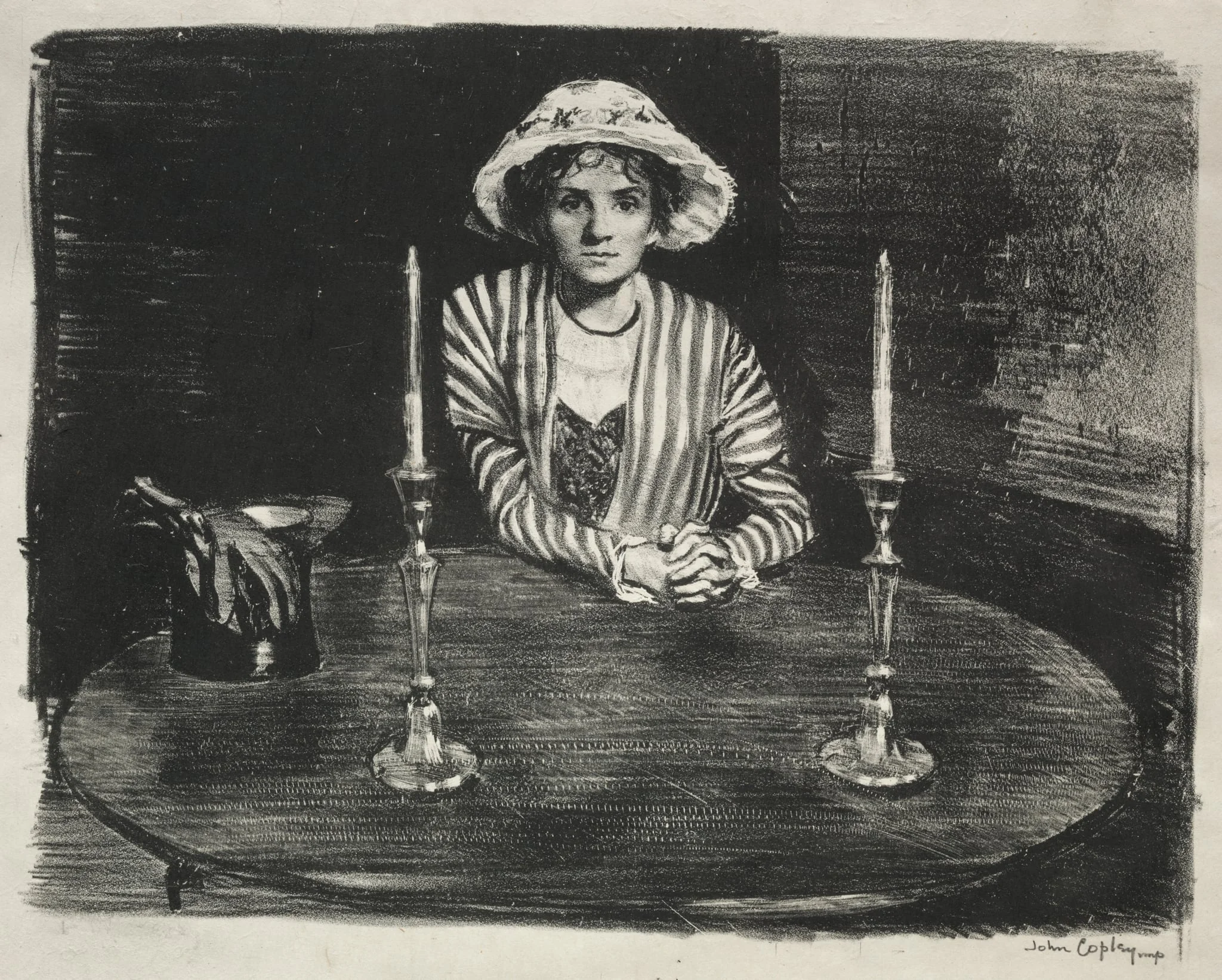 Study No. 4:  Waiting, by John Copley, 1924