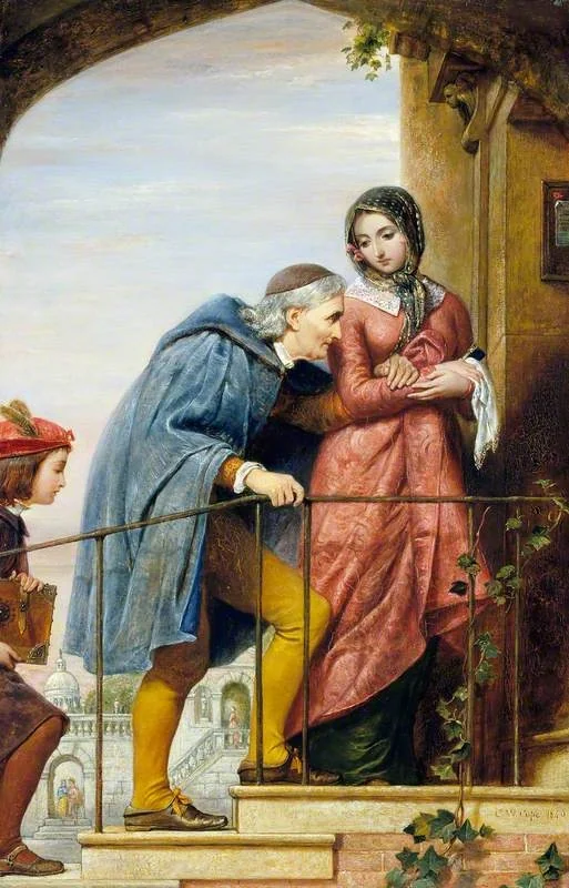 Beneficence, by Charles West Cope, oil, 1840