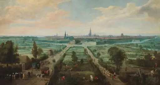 Panoramic View of Antwerp from the East