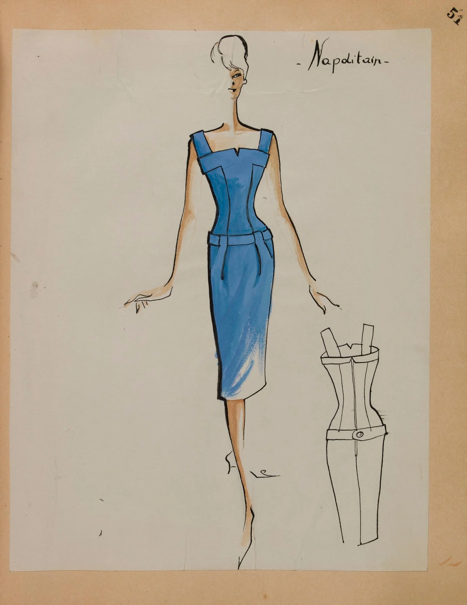 Napolitain, by Carven, 1958