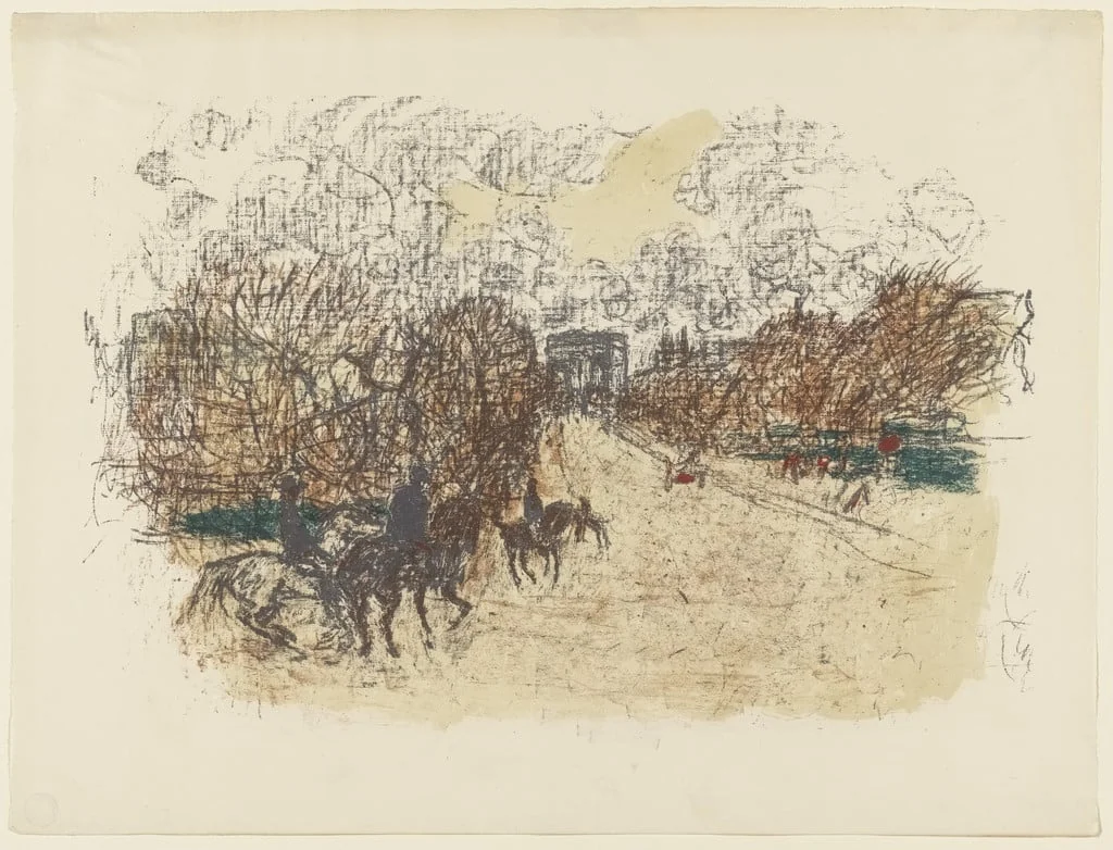 Untitled, by Pierre Bonnard, ink, 1899