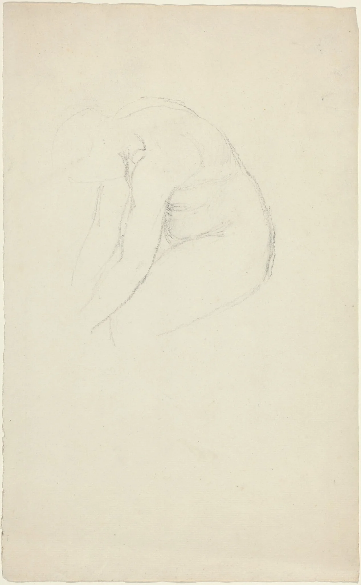 Seated Figure Bending Forward