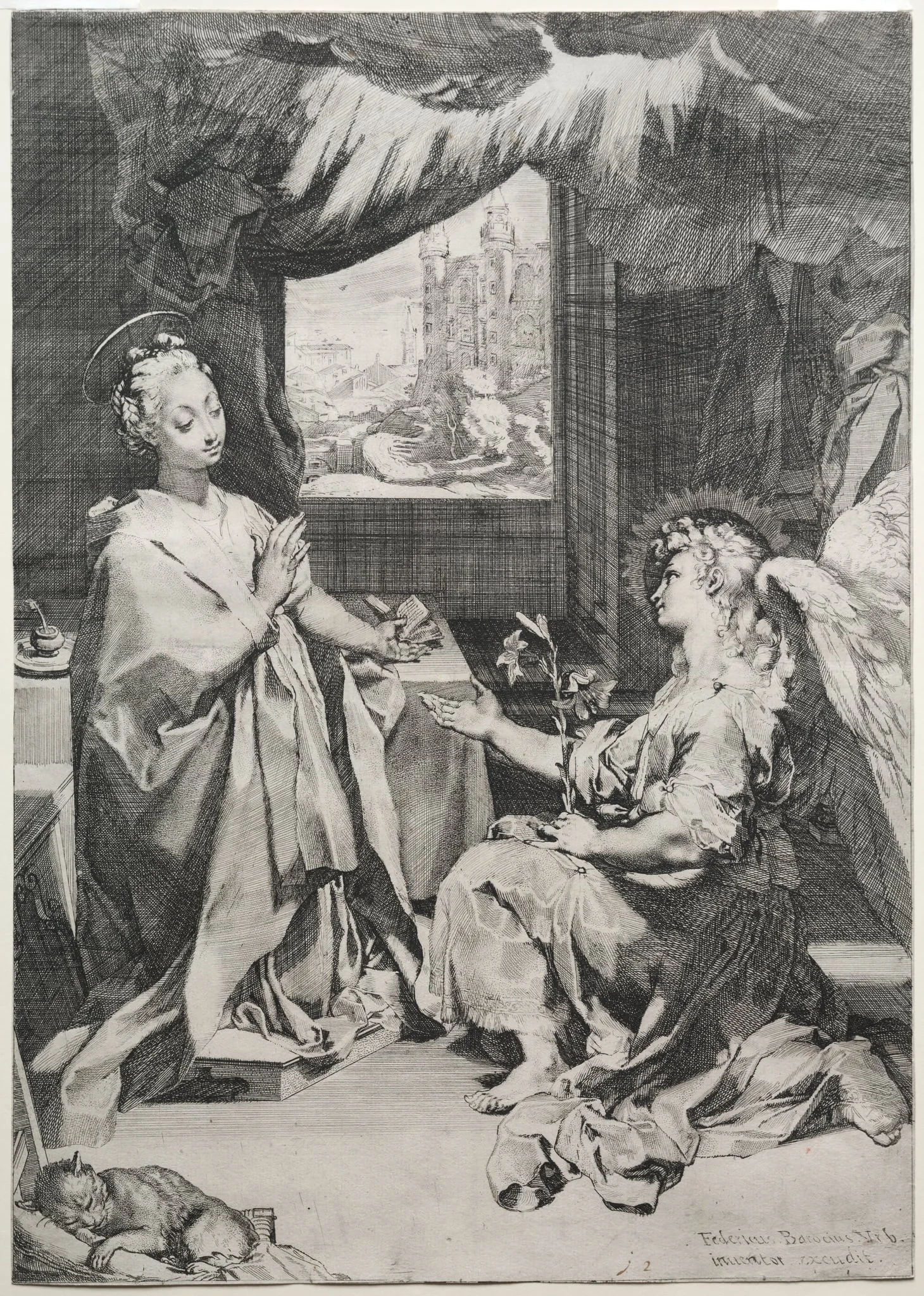 The Annunciation, by Federico Barocci, 1585