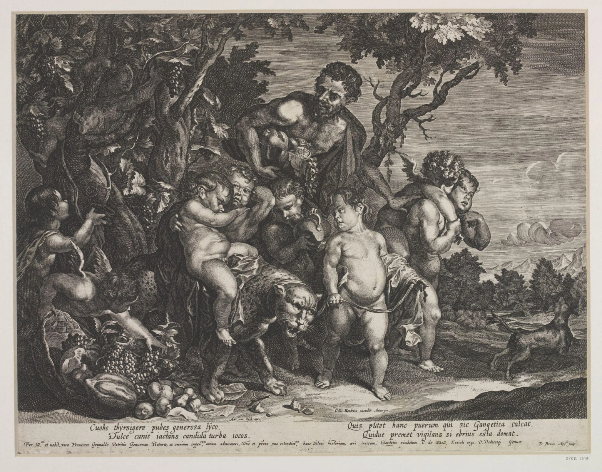 Infant Bacchus on a Leopard