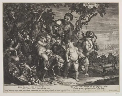 Infant Bacchus on a Leopard