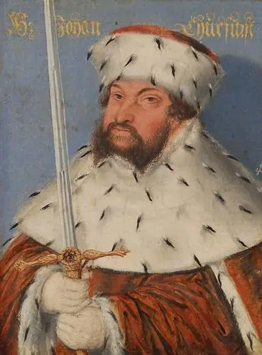 Johann the Steadfast, son of Duke Ernst, died 1532