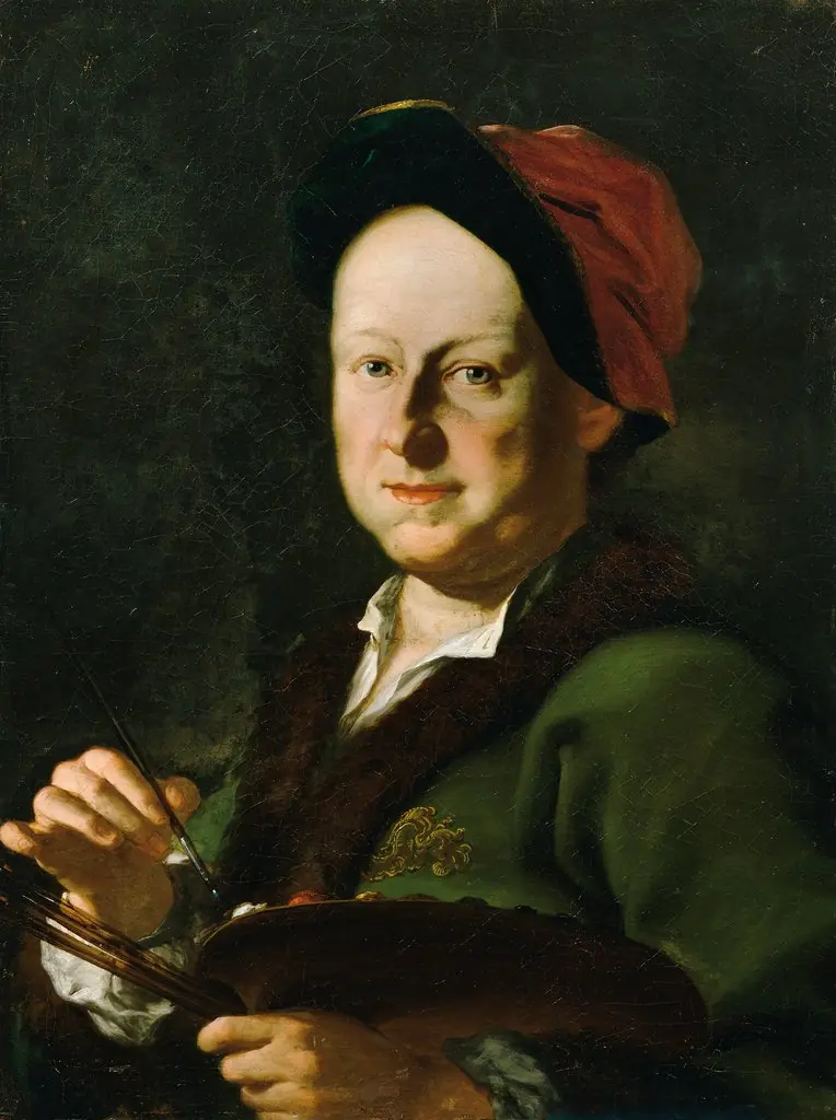 Portrait of the battle painter August Querfurt (1696-1761)