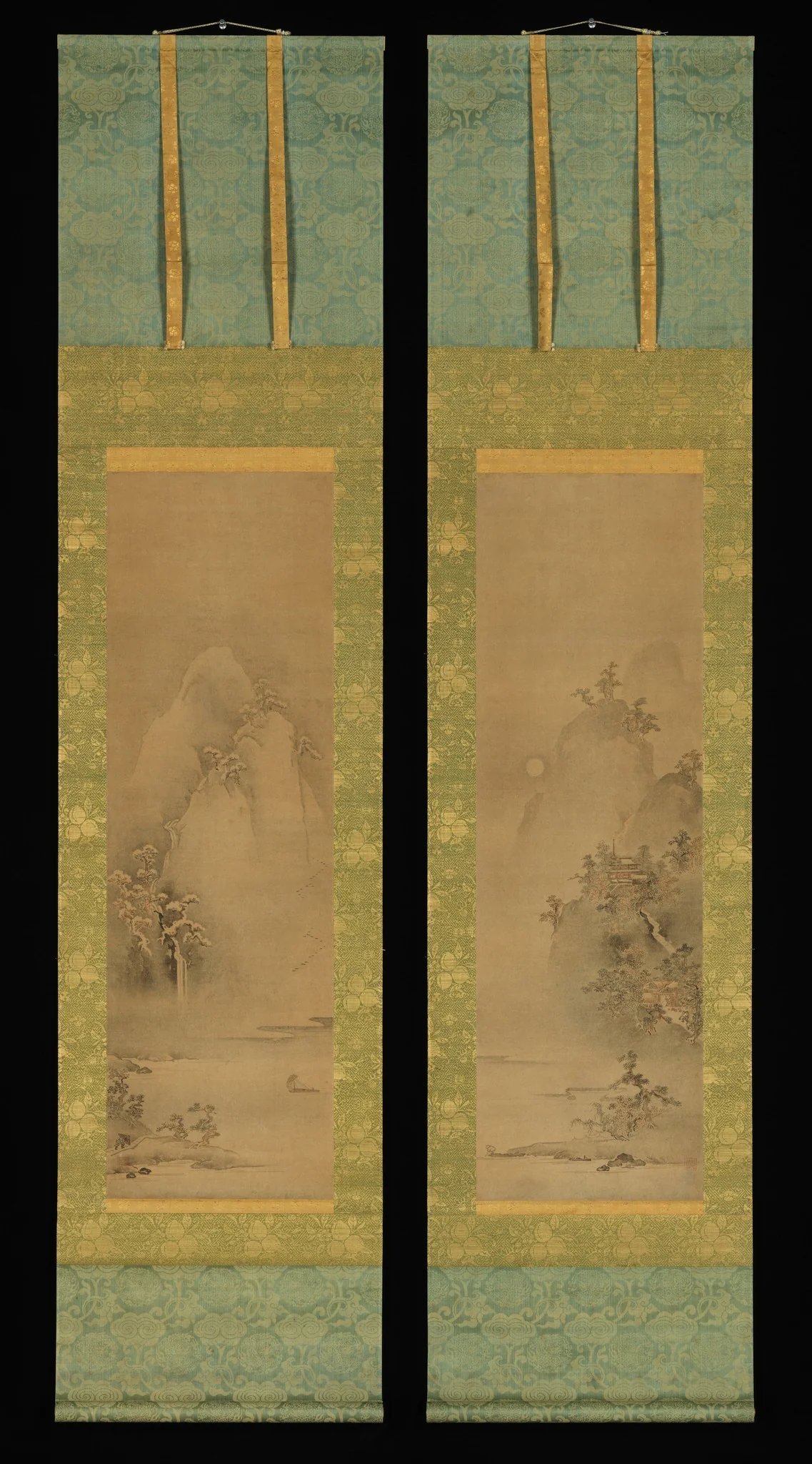 Eight Views of Xiao and Xiang, by Iwasa Matabei, unspecified, 1645