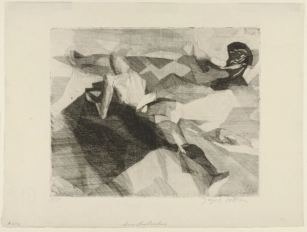 Untitled, by Jacques Villon, ink, 1927