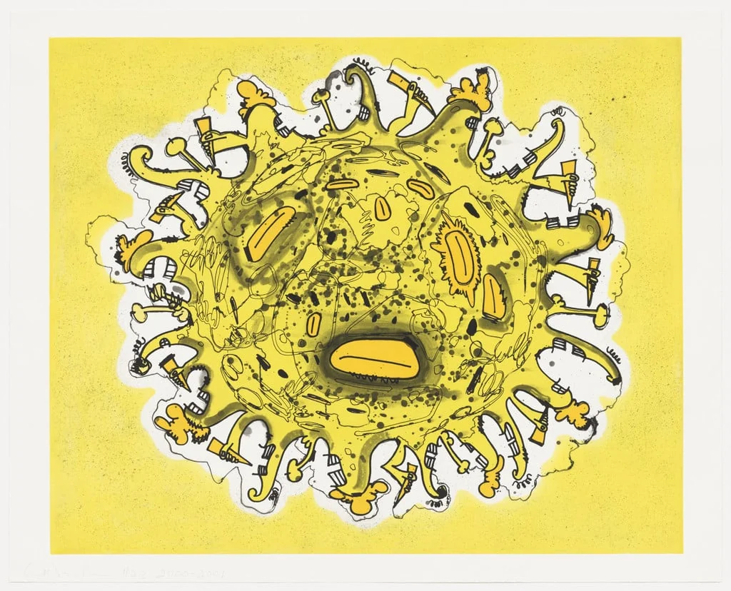 Untitled, by Carroll Dunham, 2000