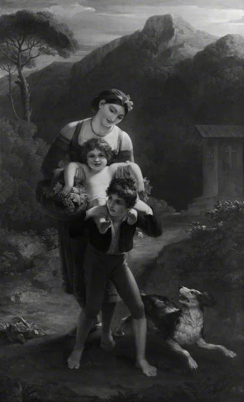 Peasants of Subiaco Returning from the Vineyard on a Holiday