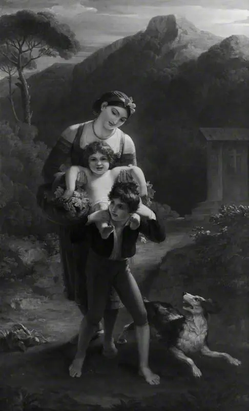 Peasants of Subiaco Returning from the Vineyard on a Holiday