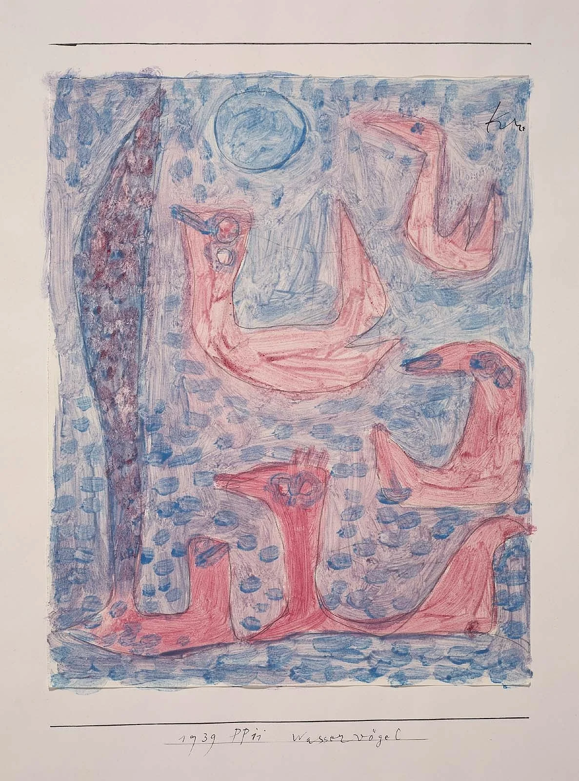 Waterbirds, by Paul Klee, watercolor, 1939