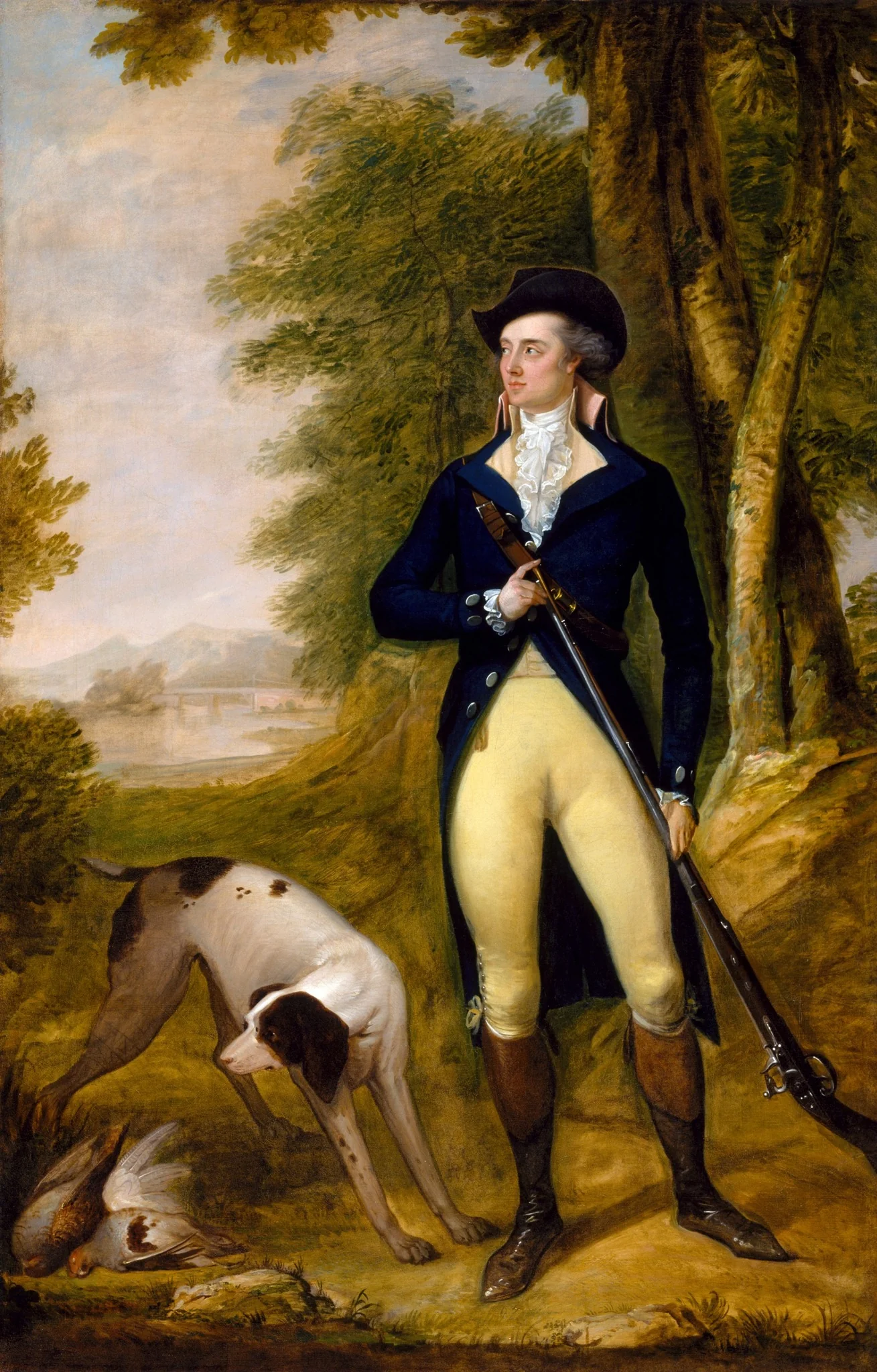 Portrait of a Gentleman, by Hugh Douglas Hamilton, oil, 1784