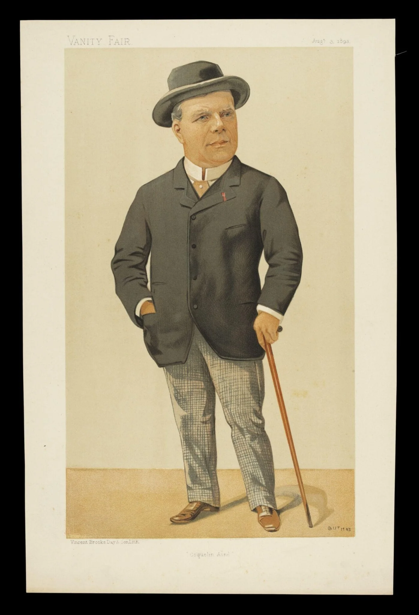 H Beard Print Collection, by Jean Baptiste Guth, 3