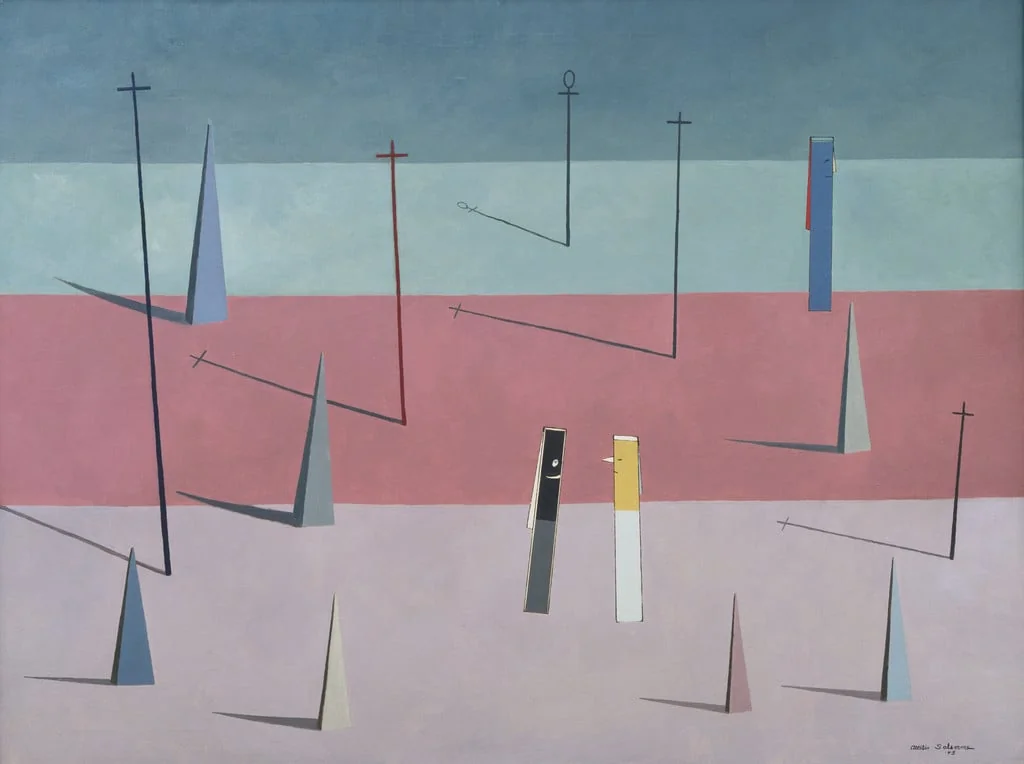 Untitled, by Attilio Salemme, oil, 1945