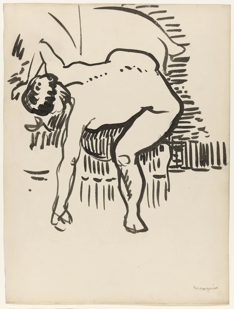 Untitled, by Henri Manguin, ink, 1906