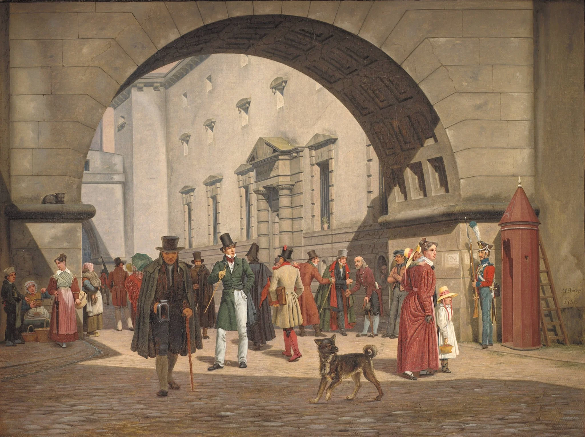 The Prison of Copenhagen, by Unknown, 1831