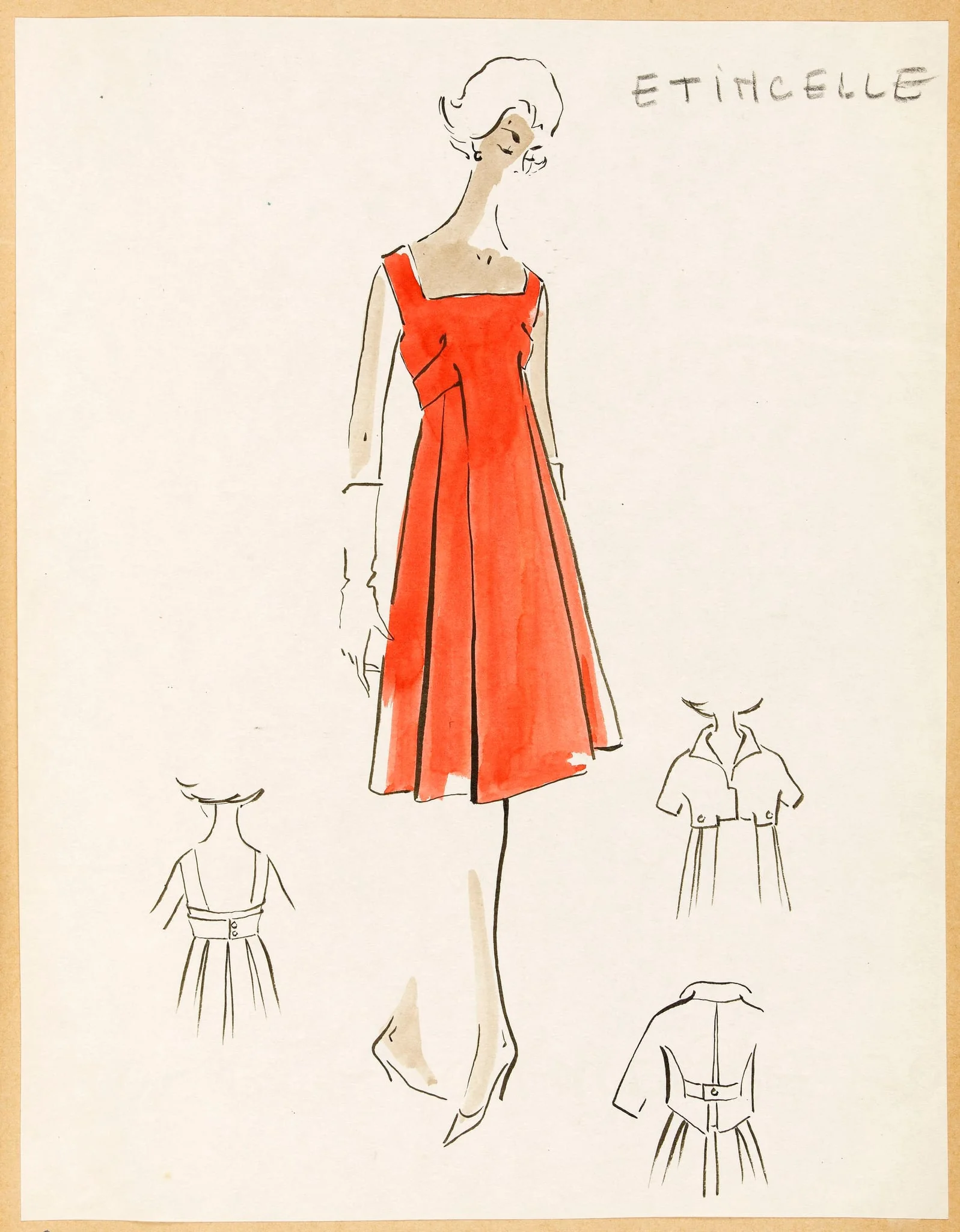 Etincelle, by Carven, 1957