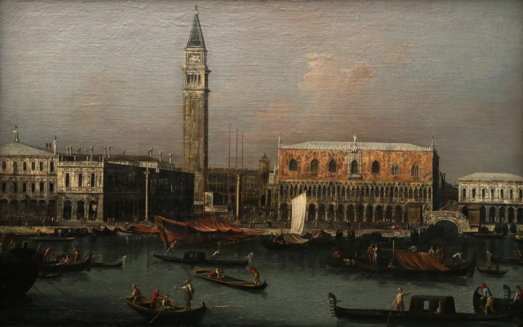 View of the Piazetta and the Molo in Venice from the Bacino di S. Marco