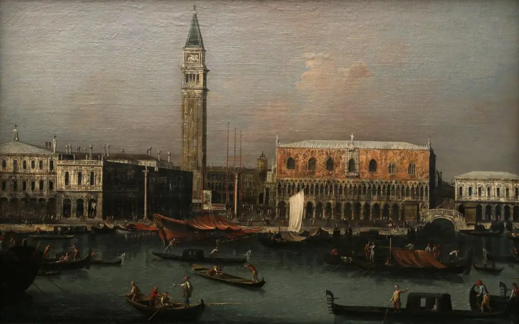 View of the Piazetta and the Molo in Venice from the Bacino di S. Marco