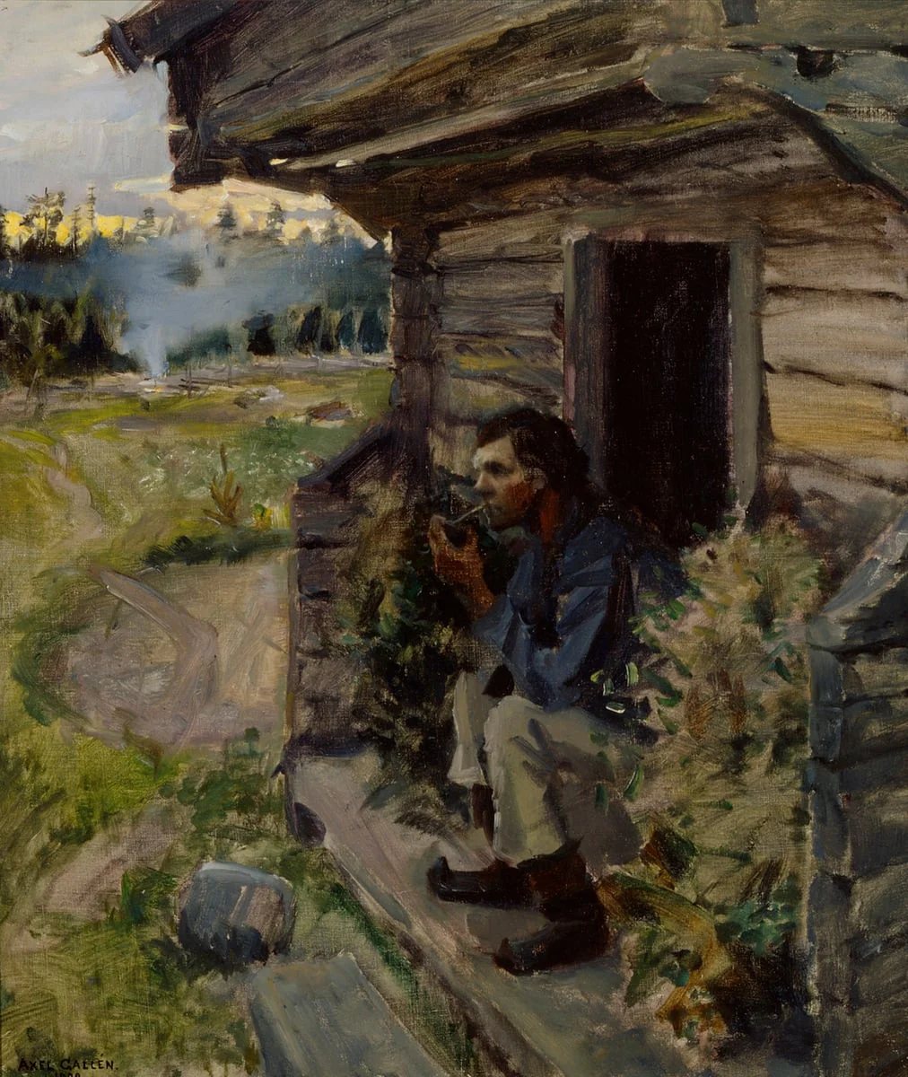 Iltarauha, by Akseli Gallen-Kallela, unspecified