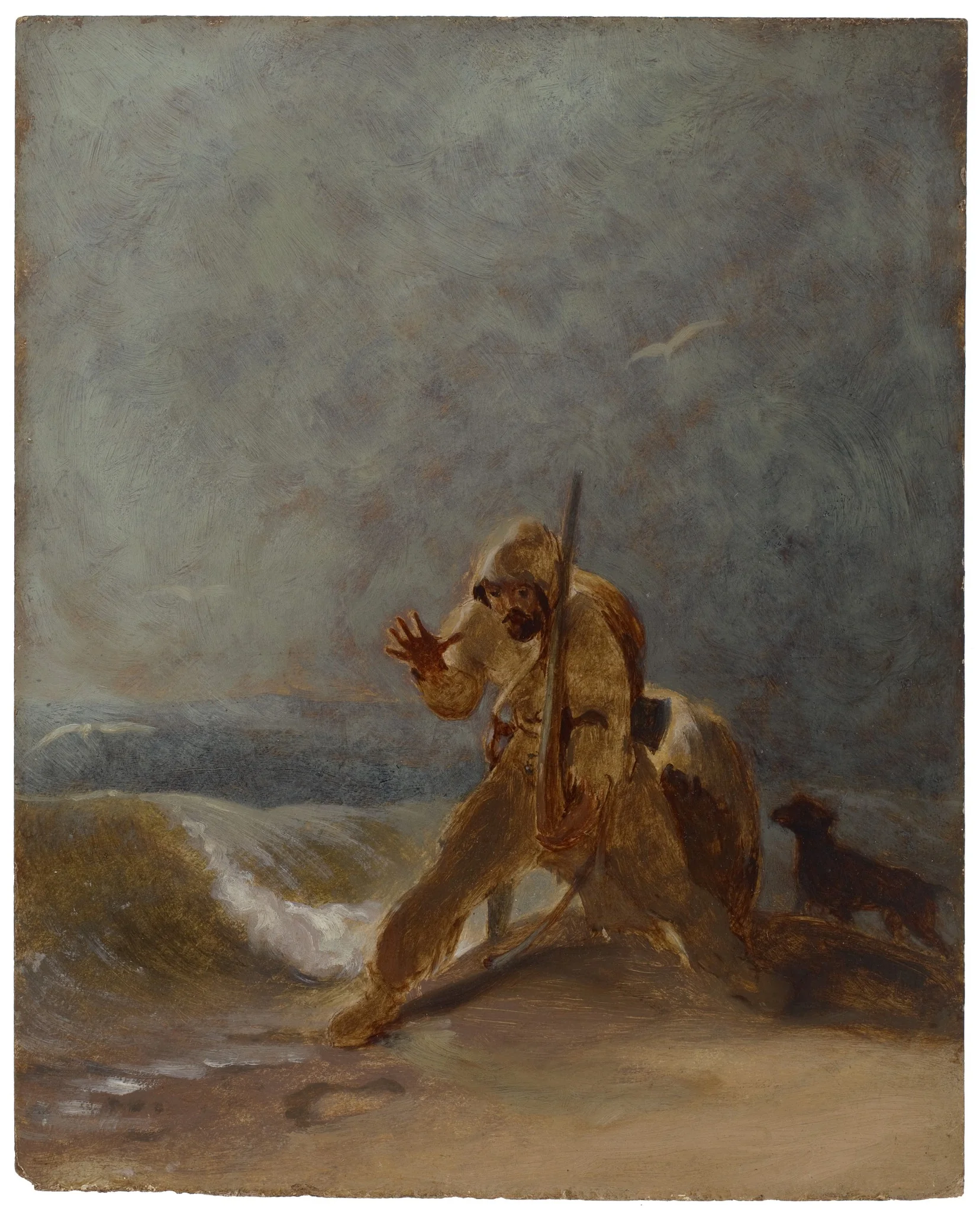 Foot Impression in the Sand, by Thomas Sully, unspecified, 1833