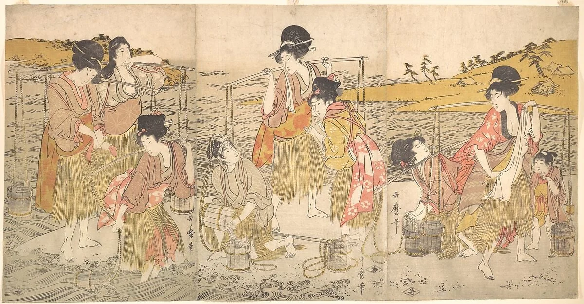 Untitled, by Kitagawa Utamaro, ink, 1816